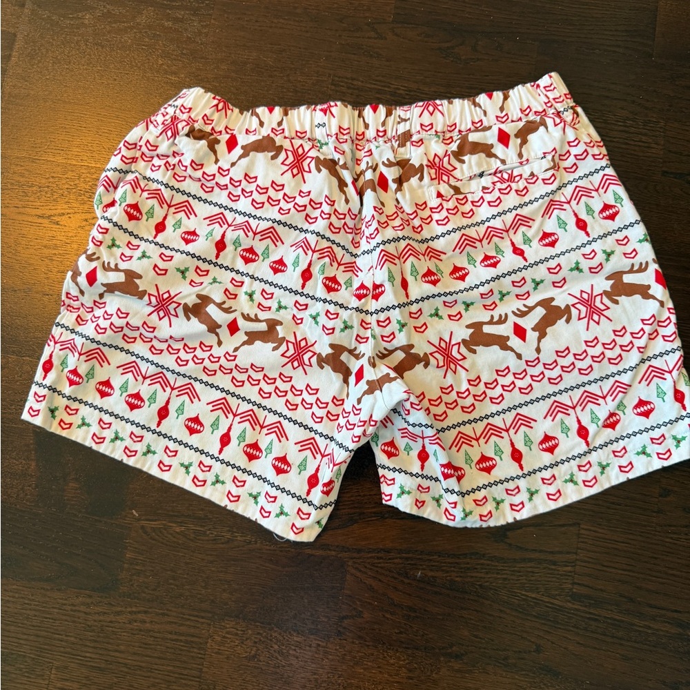Chubbies Festive Patterned Shorts With Reindeer A… - image 2